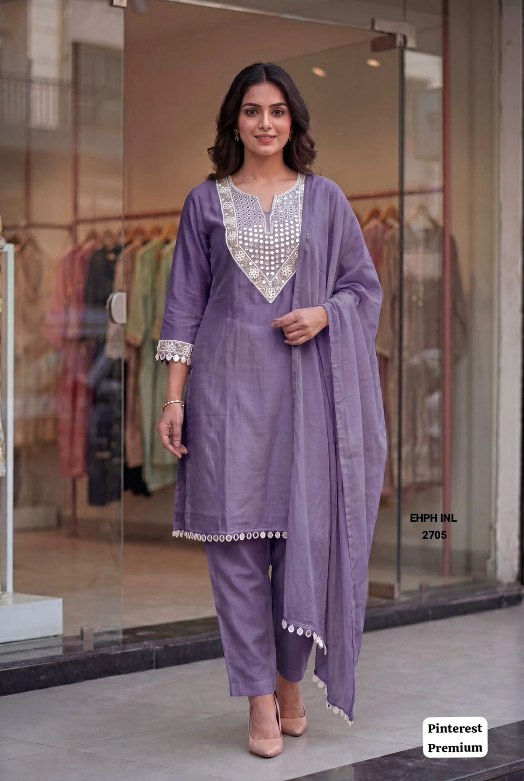 Teal Blue Premium Mirror Work Festive Wear Salwar Suit Set